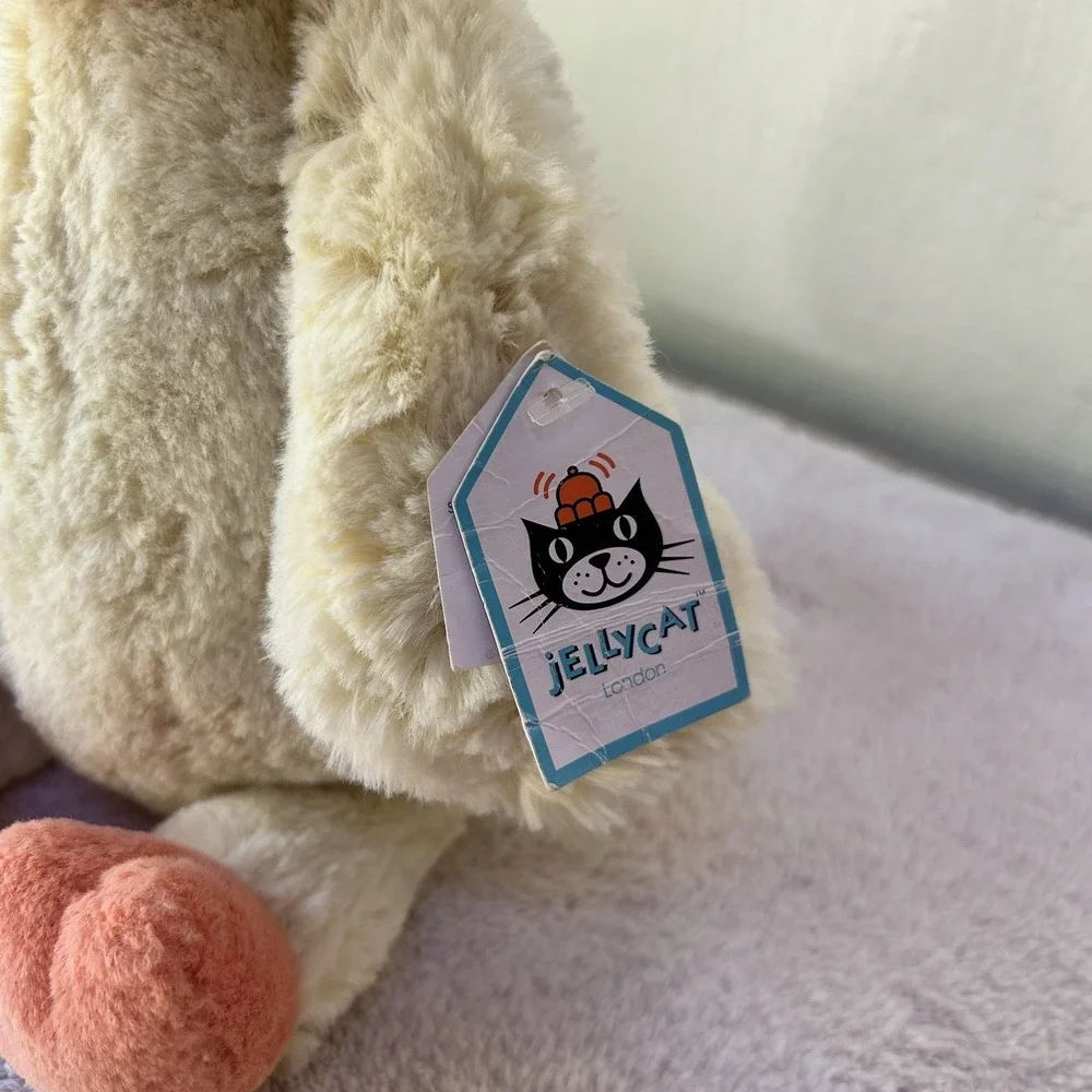 NWT Jellycat Yellow Bashful Duckling Medium Stuffed Animal Plush 12